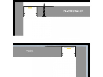 LED Alu Fliesen Profil Z-3713 inkl. Abdeckung matt 2000mm